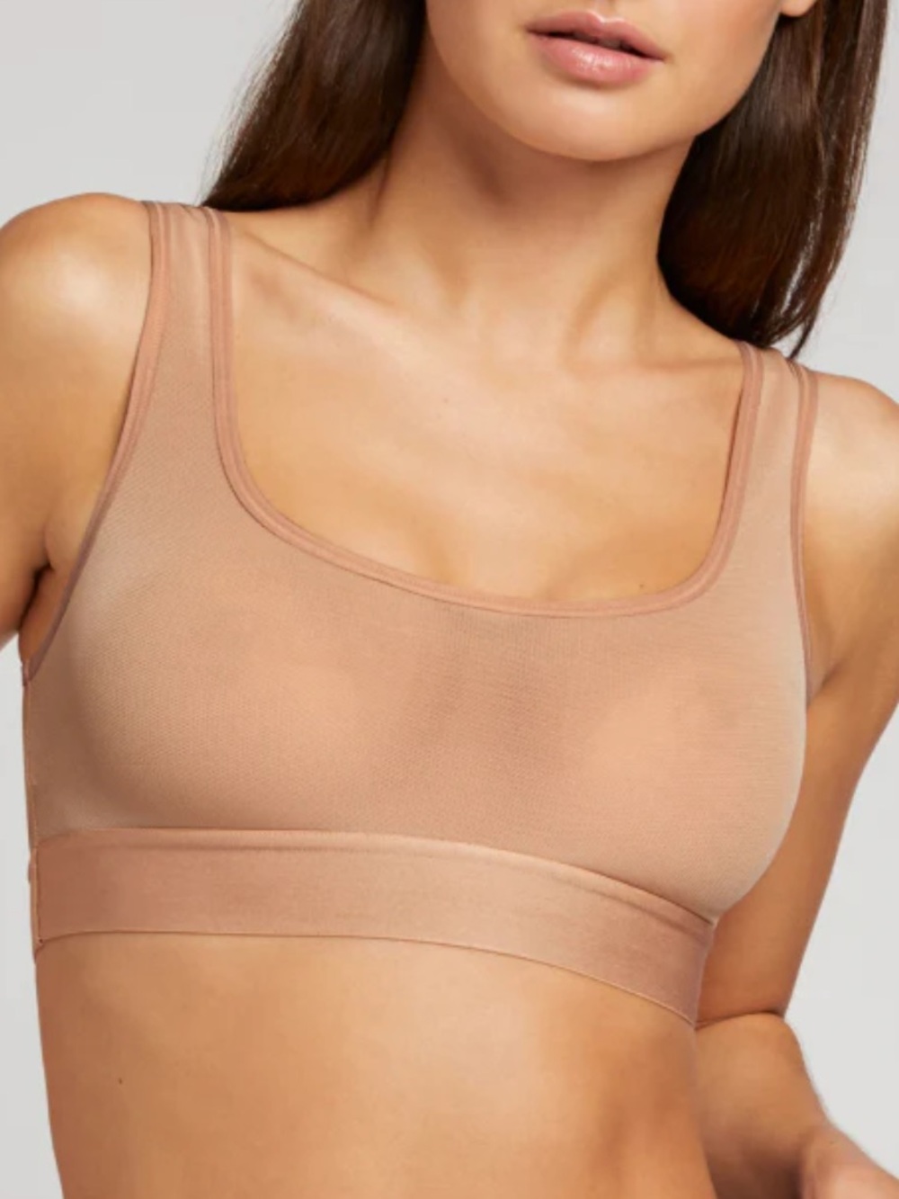 Negative sieve bra